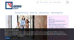 Desktop Screenshot of gebotherm.com